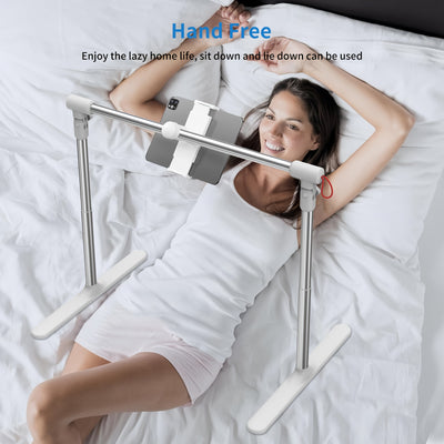 Elevate Your Screen Time: Bedside Tablet Stand with Stable Design and Adjustable Height - Perfect for Relaxing at Home