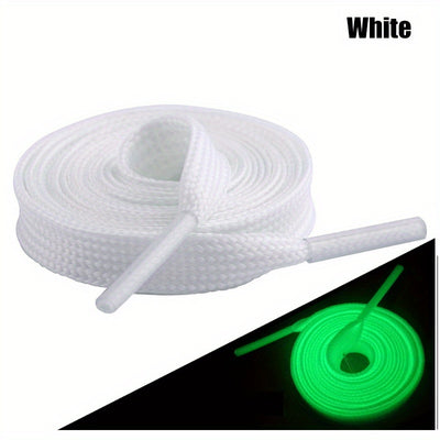 1 Pair Luminous Shoelaces For Sneakers Men Women Sports Shoes, Reflective Shoelaces