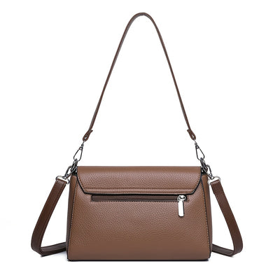 Women'S Crossbody Bag with Adjustable Strap - Purse, Magnetic Closure, Minimalist Everyday Bag for Women, Office, Travel, Parties - Available in Khaki, Light Brown, White, Gray, Purple, Black - Synthetic Faux Leather Handbag,