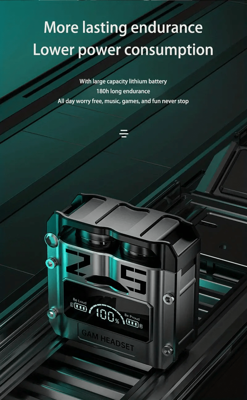 سماعات أذن لاسلكية TWS Audifonos Inalambrico 5.0 داخل الأذن مقاومة للماء، سماعة أذن صغيرة ستيريو لهاتف Xiaomi وهاتف Iphone وسماعات أذن للألعاب