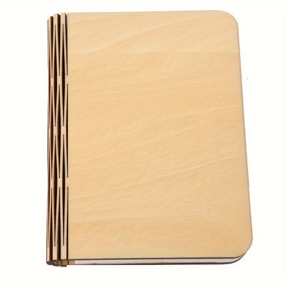 مصباح كتاب خشبي بخمسة ألوان، مصباح كتاب ليلي، مصباح كتاب قابل للطي لغرفة النوم، مصباح طاولة النوم، هدية عيد ميلاد دافئة، مصباح كتاب قابل للطي إبداعي، مصباح كتاب LED، شحن رومانسي