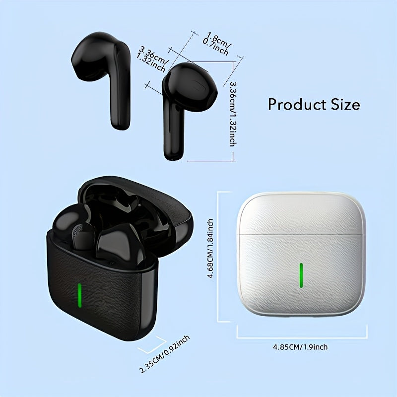 Wireless Earbuds with 197/1000 Real-Time Translation, Call Control, Back Design, Rechargeable Lithium Polymer Battery, Condenser Microphone, Low Radiation Comfort Wear - Compatible with Smartphones and Tablets