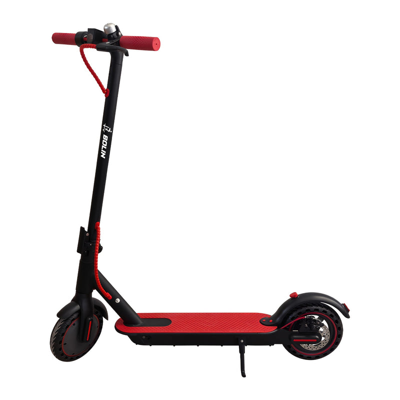 Foldable Electric Scooter with 300W Brushless Motor, 20-45km/h Speed & 20km Range, App Control, Shock-Absorbing Tires, Lightweight Commuter Vehicle - Blue/Red/Black/Gray, 100-240V, 50Hz/60Hz, 18650 Lithium Battery, Rear Brake