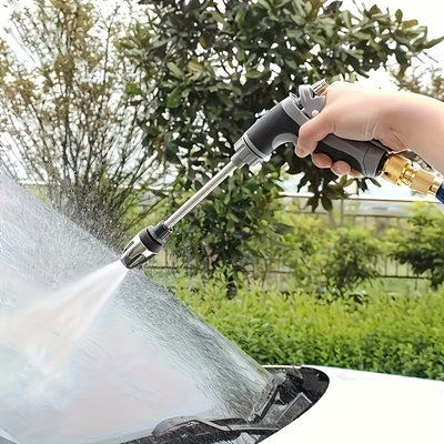 [2x Stronger Power Washer] 2x Stronger Portable Power Washer | Lightning High-Pressure Water Gun, Easy to Use, Non-Slip Handle, Ideal for Car Washing & Watering Plants | Ergonomic Handle, Durable Plastic Construction.