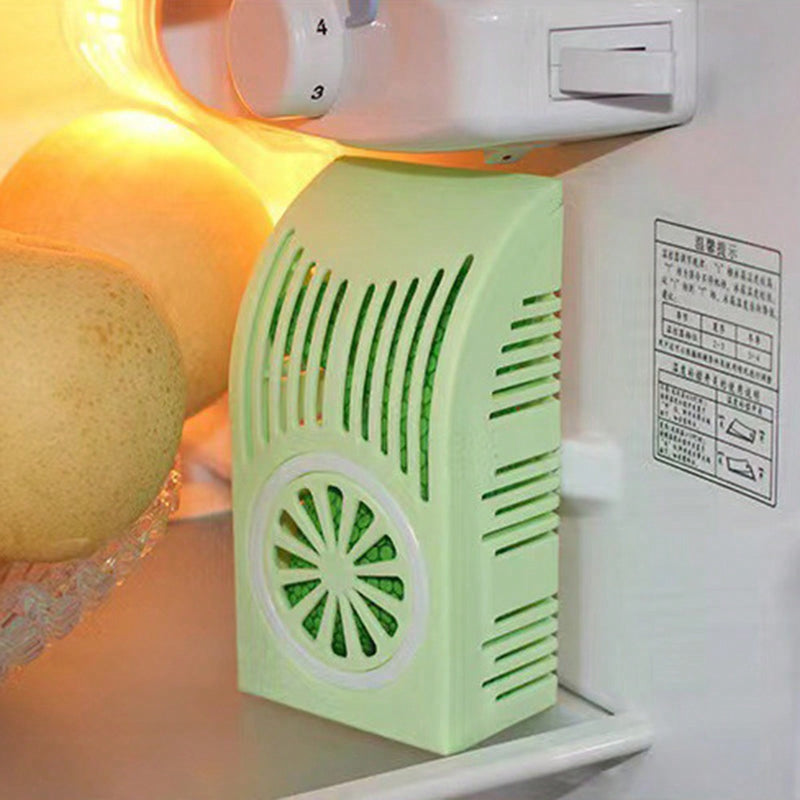 Activated Carbon Refrigerator Deodorizer Box, Odor Eliminator, PVC Material, Battery-Free
