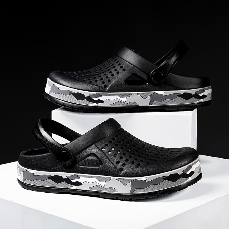 صندل رجالي قابل للتنفس، مريح وغير قابل للانزلاق، مناسب للشاطئ