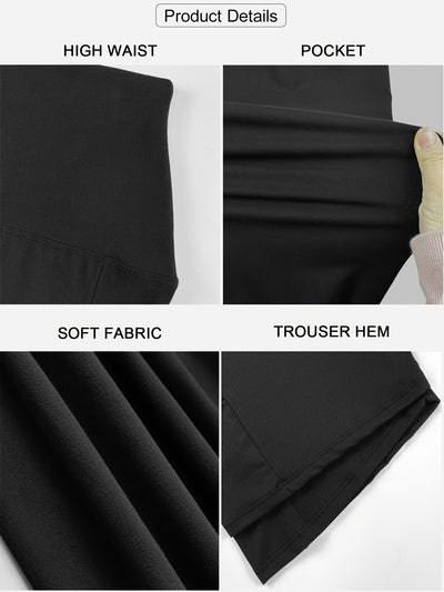 [Stretchy Leggings] Stretchy High-Waist Plus Size Women's Cropped Leggings | Tummy Control, Green, 9/10th Length - Perfect for Yoga & Multiple Sports, Summer New Arrival