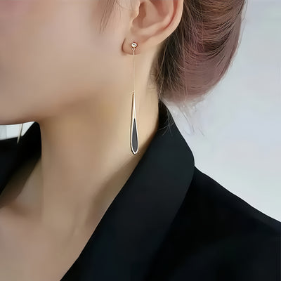 Hypoallergenic Stainless Steel Golden-Tone Teardrop Earrings, Fade-Resistant, Comfortable and Elegant, High-Quality Fashionable Women'S Jewelry for Daily Wear or Parties – A Delicate Gift for Her, Earring For Women, Earring