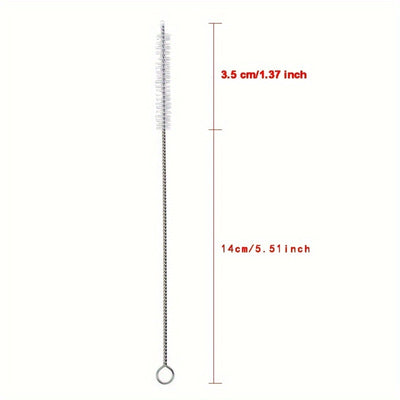 1/5pcs, Straw Cleaning Brush, Straw Brush, Tube Cleaning Brush, Long Brush for Straws, Water Bottle, Crevice, Multipurpose Kitchen Cleaning Brush, Cleaning Supplies, Christmas Supplies