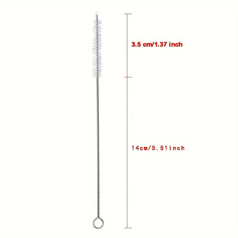 1/5pcs, Straw Cleaning Brush, Straw Brush, Tube Cleaning Brush, Long Brush for Straws, Water Bottle, Crevice, Multipurpose Kitchen Cleaning Brush, Cleaning Supplies, Christmas Supplies