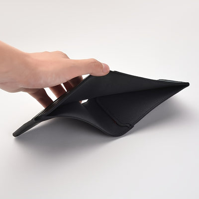 Men'S Slim Business Wallet - Minimalist Design with Multiple Card Slots, ID Window & Cash Compartment - Compact Travel Organizer - Durable Faux Leather Material - Ideal Gift for Professionals, Fathers, Husbands - Perfect for