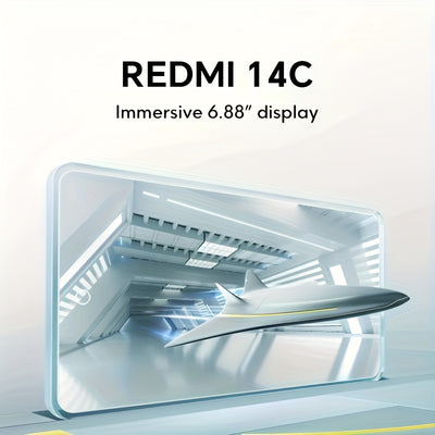 XIAOMI Redmi 14C 120Hz High Refresh Rate, 50MP AI Dual Camera, 1300K HD Main Camera, Large Capacity Battery, 6.88-inch Eye Protection LCD Screen, Side Fingerprint Unlocking, Supports GPS, Not Support NFC Function. No Charger