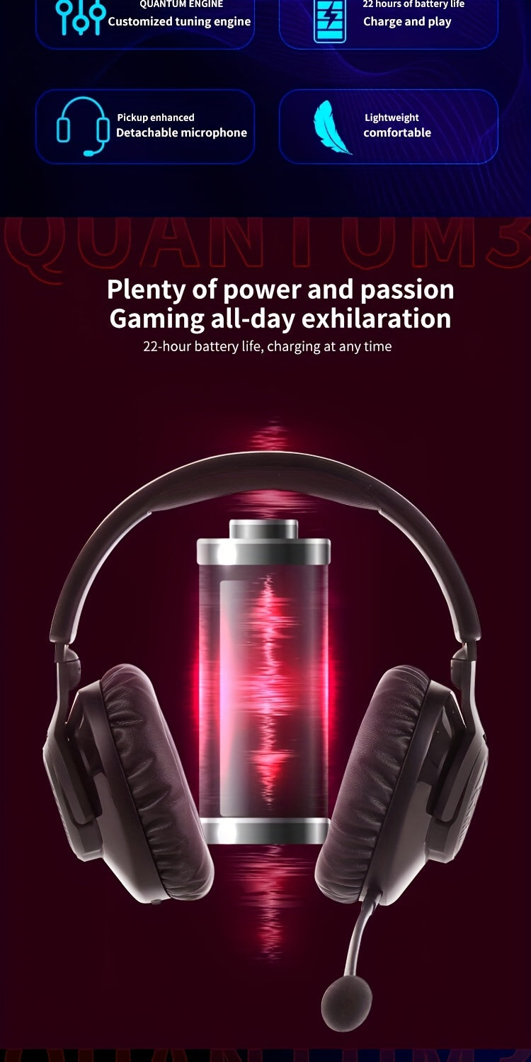 سماعة ألعاب لاسلكية JBL Quantum 350 - عمر بطارية يصل إلى 22 ساعة، عزل للضوضاء، ميكروفون قابل للفصل، وسادات أذن مريحة، شحن USB-C، مثالية لألعاب الكمبيوتر وأجهزة الألعاب، سماعة ألعاب | سماعة ألعاب مريحة | عزل للضوضاء