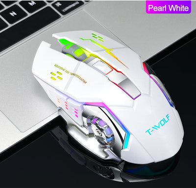 Q13 Wireless Mouse, Wireless Mouse, Rechargeable LED Silent Ultra-Thin Laptop Mouse, Stable And Smooth, Low Latency, with USB Receiver, Suitable Laptops// Computers, Gaming, Office And Entertainment