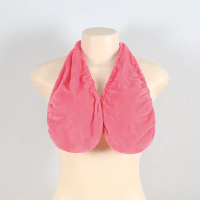 [Summer Sweat-Absorbing Bra] 2025 Summer Adjustable Neck Sweat-Absorbing Bra | Suitable for Outdoor Beach, Nursing, Sports, And Daily Use, Featuring Towel And Bath Towel Styles for Large Busts