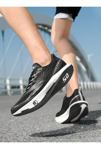 XPD Men's & Women's Lightweight Breathable Running Shoes - Neon Green/Blue/Grey Sneakers with Cushioned Arch Support, Non-Slip MD Sole & Low-Top Design for Gym, Jogging, Training - All-Season Sneakers for Men & Women - Stylis