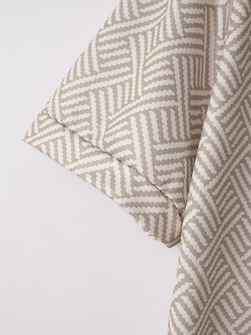 تي شيرت رجالي بأكمام قصيرة + شورت بدلة رياضية كاجوال باللون الأزرق