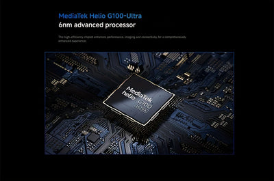 The Xiaomi Redmi Note 14 Pro Smartphone features a 6.67-inch AMOLED display with 120Hz refresh rate and 1080P resolution. It is powered by the Helio G100-Ultra Octa-Core processor and boasts a 200MP camera with OIS. The phone