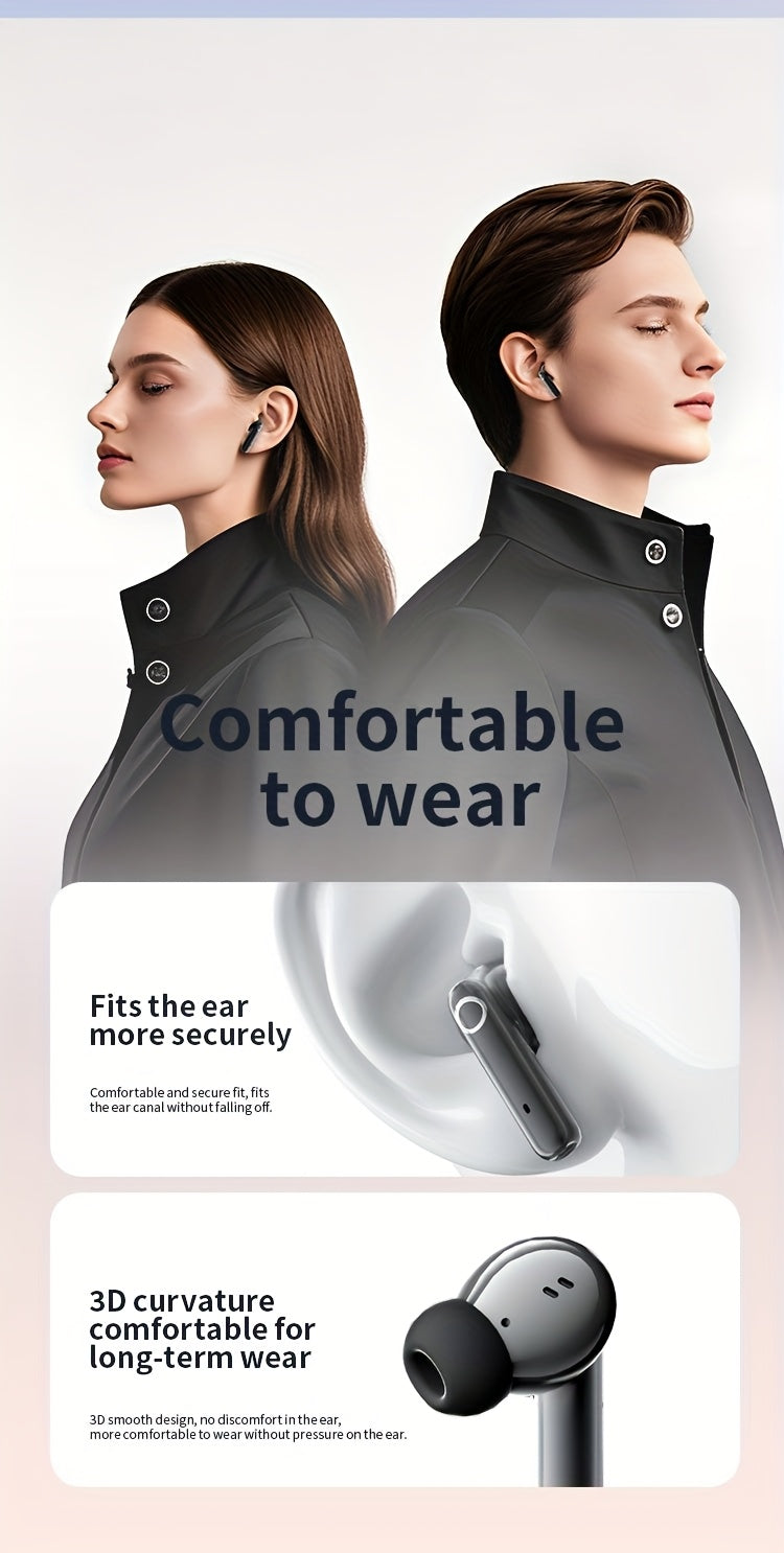 ACER HiFi High-definition Stereo Sound TWS Wireless Earbuds with Call Noise Cancellation, Long Standby Time, Dual Core 5.4 Wireless Chip, HIFI Grade Stereo Sound, Lightweight Touch Design, Fashionable Design, Comfortable for