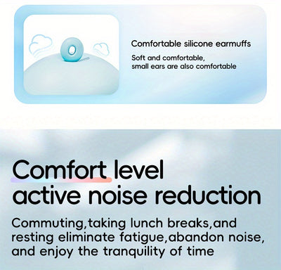 ACER OHR504 Wireless Headphone, Super Long Standby, Wireless Earphone Hi-Fi Stereo Sound, Smart Call Noise Cancellation, Gaming Mode Low Latency,  Comfortable Fit for Travel, Sports, Work, Study, Game, Multi-Device, Ideal Chr