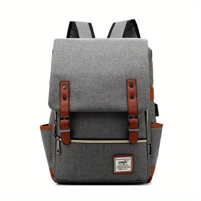 Student Backpack Travel Backpack Outdoor Casual Bag For Men And Women Computer Bag Shoulder Bag Multi-purpose Backpack With Belt Decoration