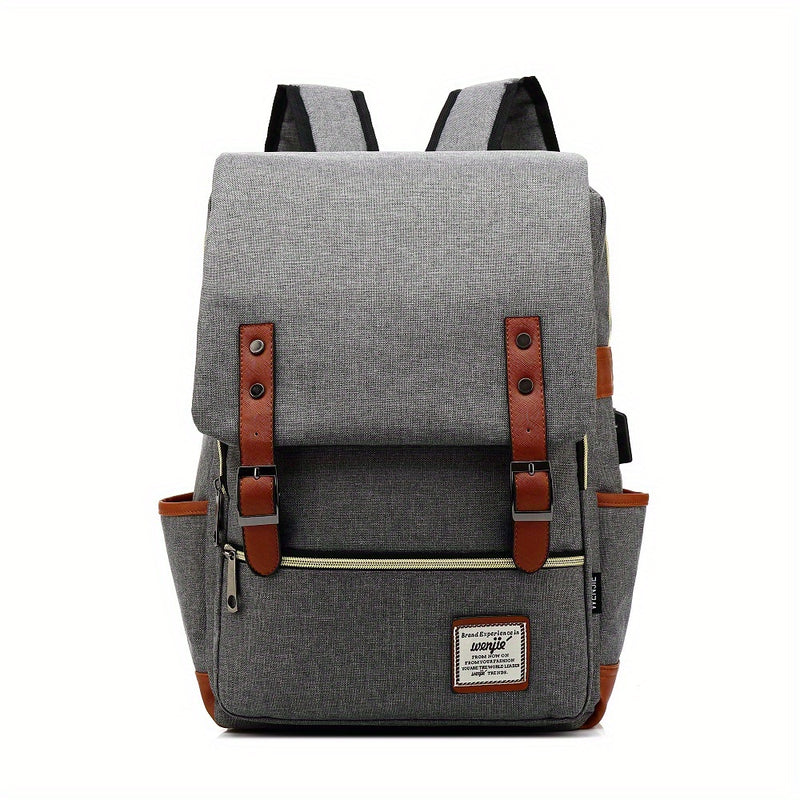 Student Backpack Travel Backpack Outdoor Casual Bag For Men And Women Computer Bag Shoulder Bag Multi-purpose Backpack With Belt Decoration