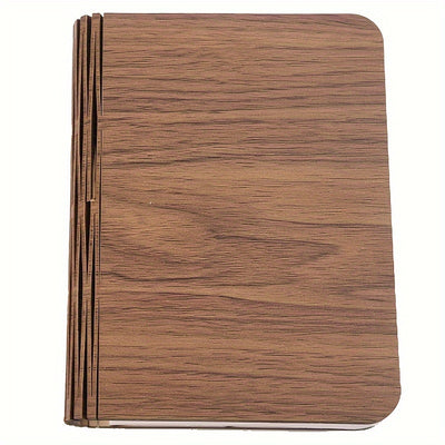 مصباح كتاب خشبي بخمسة ألوان، مصباح كتاب ليلي، مصباح كتاب قابل للطي لغرفة النوم، مصباح طاولة النوم، هدية عيد ميلاد دافئة، مصباح كتاب قابل للطي إبداعي، مصباح كتاب LED، شحن رومانسي