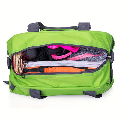 Large Capacity Travel Duffel Bag - Nylon, Zippered, Adjustable Strap, Durable Sports & Fitness Bag for Gym, Yoga, and Workout Gear, Gym Gear Bag|Adjustable Strap Bag|Zippered Closure, Gym Bag
