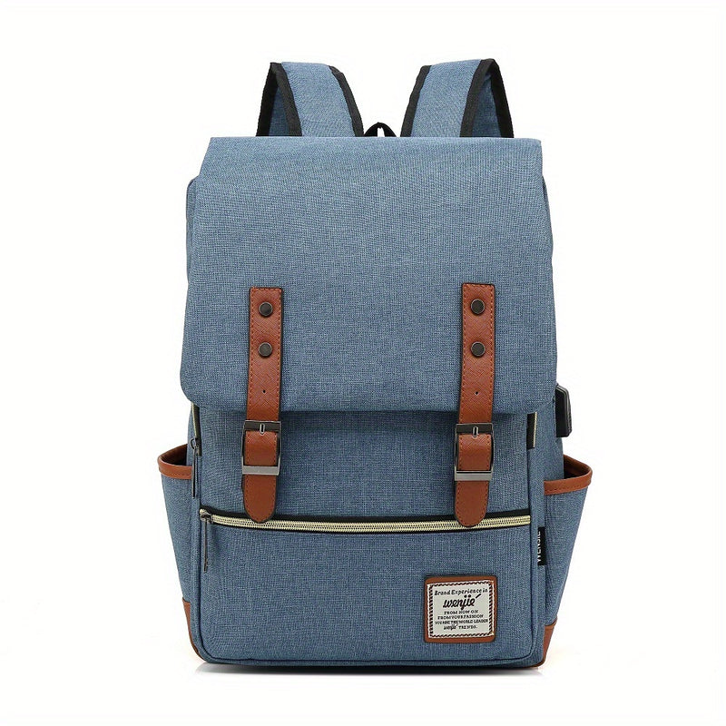 Student Backpack Travel Backpack Outdoor Casual Bag For Men And Women Computer Bag Shoulder Bag Multi-purpose Backpack With Belt Decoration