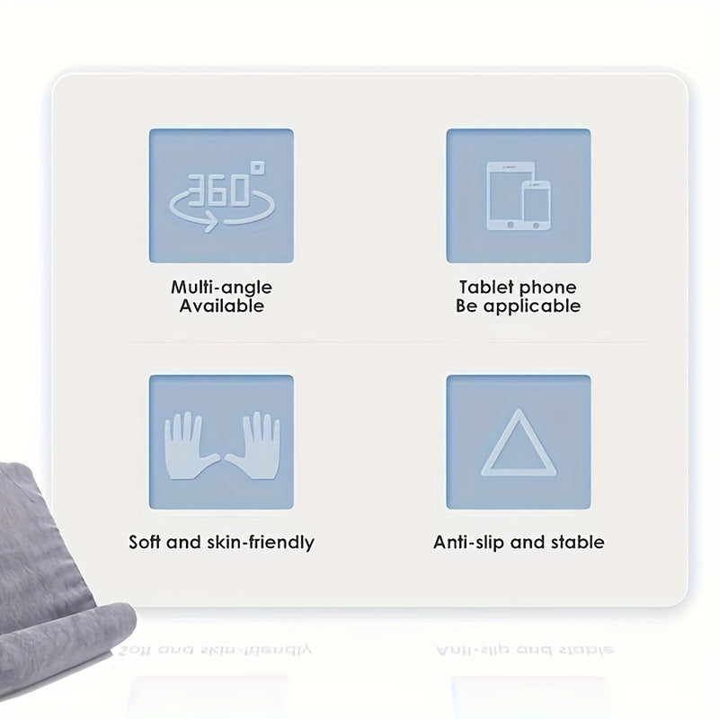 Adjustable Carbon Fiber Tablet Stand, Compressible Angle for Reading, Electronic Computer Accessory, Bedside Support for Tablets