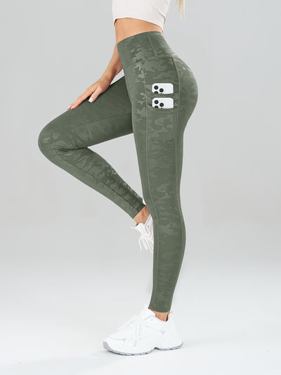 2pcs Women's 5D Anti-Shadow Print High-Waist Sports Pants, Trendy Butt-Lifting Fitness Leggings for Running and Cycling