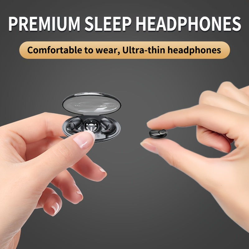 True Wireless Earbuds, Ultra-Thin Sleep Headphones