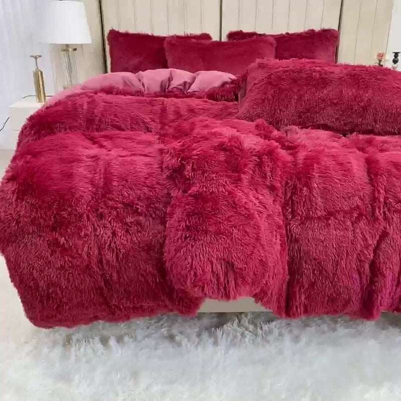 طقم غطاء لحاف فاخر من 3 قطع - غطاء سرير ناعم ومريح لجميع المواسم مصنوع من البوليستر بسحاب لغرفة النوم وغرفة الضيوف والمبيت