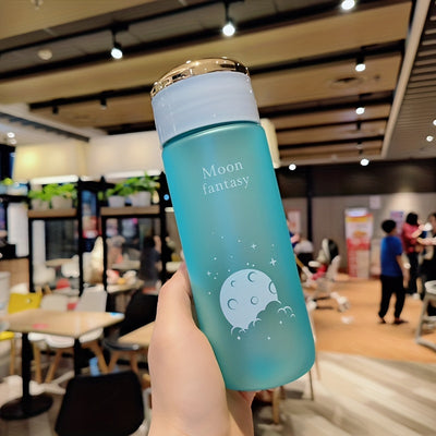 1pc Durable Frosted Plastic Water Bottle - Perfect for Outdoor Sports, Yoga, Camping & Hiking, Hiking Accessories