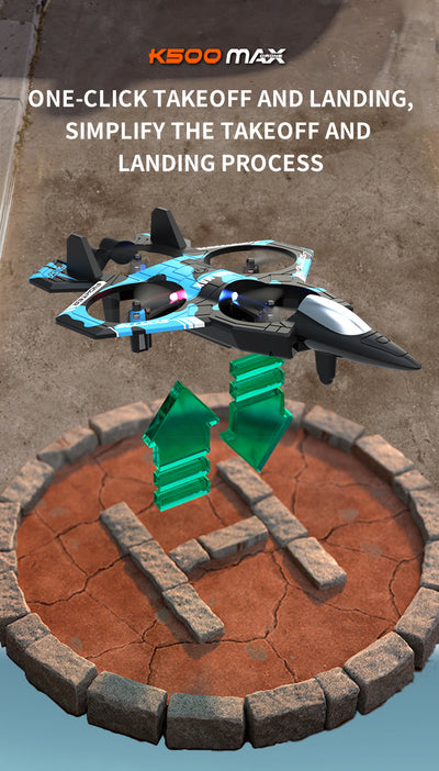 K500MAX RC Drone with 360° Flips, Throw Start, Altitude Hold, One-Key Speed Switch, Crash Resistant Design, RGB Lights, Headless Mode, 6-8 Minute Battery Life, 3m/s Max Speed, Usb Charging, Outdoor Flying, Stunt Enthusiasts,