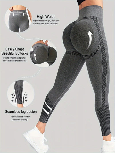 [Comfortable Sports Tights] Super Comfortable High-waisted Compression Sports Tights | Abdominal Control, Sweat-wicking, Four-way Stretch, Adjustable Length, Wide Waistband, Elegant Design - Suitable for Women, Perfect for Yo