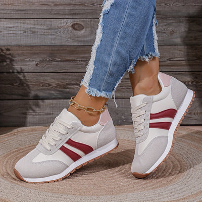 Women's Sports Shoes Casual Style Versatile Lace-up Design Upgraded Removable Insole Size Issue Solved with Detachable Insoles