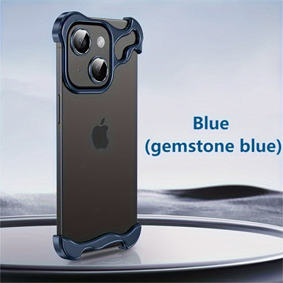 Aerospace Grade Aluminum Metal Armor Mobile Phone Case - New in the Third Quarter of 2024, Suitable for iPhone16/15 Series - Minimalist High-Strength Protection, Advanced Protective Case - Unique Reinforced Protection Design