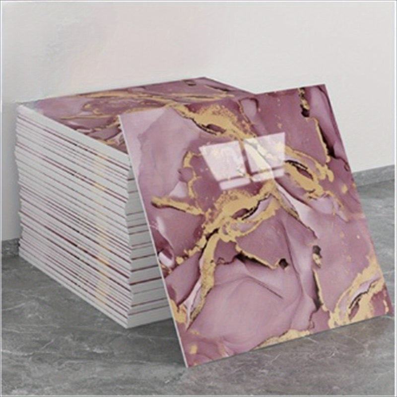 30pcs Marble Wall Stickers - Self-Adhesive Foam Panels, Thickened Design Vinyl Wallpaper for Bathroom, Living Room, Kitchen, Bedroom Renovation - Easy Peel & Stick Home Decor, Wall Stickers for Walls, Kitchen Makeover, Elegan