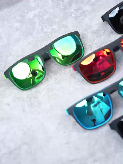 Urban Explorer, Retro Style Men's Polarized Fashion Glasses For Cycling & Outdoor Activities - Stylish Sports Glasses With TAC Lenses, PC Frames