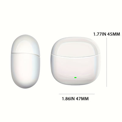 Wireless Earbuds: Touch Controls & HD Calling, Featuring Ultra-Long Battery, Noise Cancellation, and Seamless Wireless Connectivity - Ideal for Lifestyle & Gaming | Modern Aesthetic Design