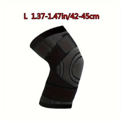 1pc Premium Breathable Compression Knee Brace - Advanced Joint Support for Sports, Gym & Hiking - Durable Protector with Enhanced Elasticity for Fitness, Weightlifting, and Mountaineering Adventures
