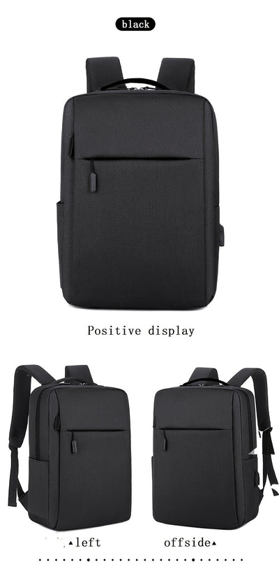 1pc Lightweight Laptop Bag - Durable Fabric Business Backpack with Adjustable Shoulder Straps, Multiple Compartments & Zipper Closure for School, Travel, Work - Grey, Backpack for Travel, Casual Style, Sturdy Construction