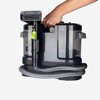 Carpet Cleaning Machine with Strong Suction - Heavy-Duty Deep Cleaner, IPX4 Waterproof, Powerful Suction for Carpets, Upholstery, Hardwood Floors - Includes Hose & Nozzle - Ideal for Home, Office, Pet Hair Removal - Compatibl