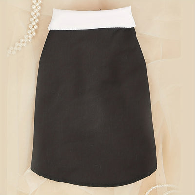 بدلة رسمية أنيقة باللونين الأبيض والأسود للحيوانات الأليفة مع ربطة عنق على شكل فراشة - ملابس رسمية للكلاب الصغيرة والقطط، مثالية لحفلات الزفاف وأعياد الميلاد والمناسبات الخاصة