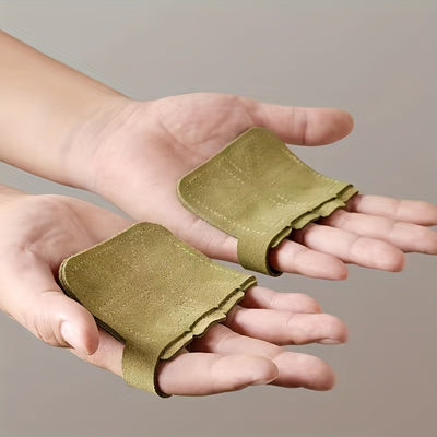 2pcs Non-slip Fitness Gloves, For Strength Training, Weight Lifting Palm Protection, Sports, Gymnastics, Pull Ups