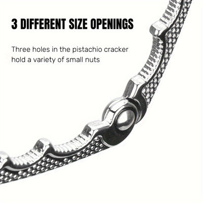 Stainless Steel Nutcracker Pliers, Durable Metal Seed Sheller & Walnut Cracker, Multi-Function Kitchen Tool