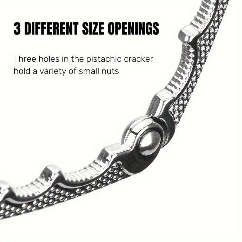 Stainless Steel Nutcracker Pliers, Durable Metal Seed Sheller & Walnut Cracker, Multi-Function Kitchen Tool