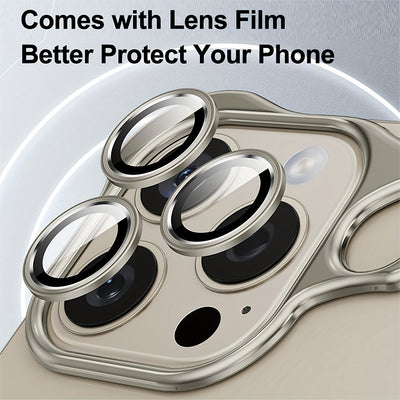 Aerospace Grade Aluminum Metal Armor Mobile Phone Case - New in the Third Quarter of 2024, Suitable for iPhone16/15 Series - Minimalist High-Strength Protection, Advanced Protective Case - Unique Reinforced Protection Design