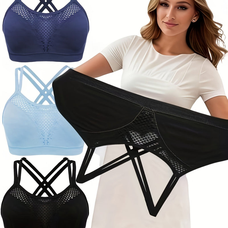 3pcs Plus Size Women&